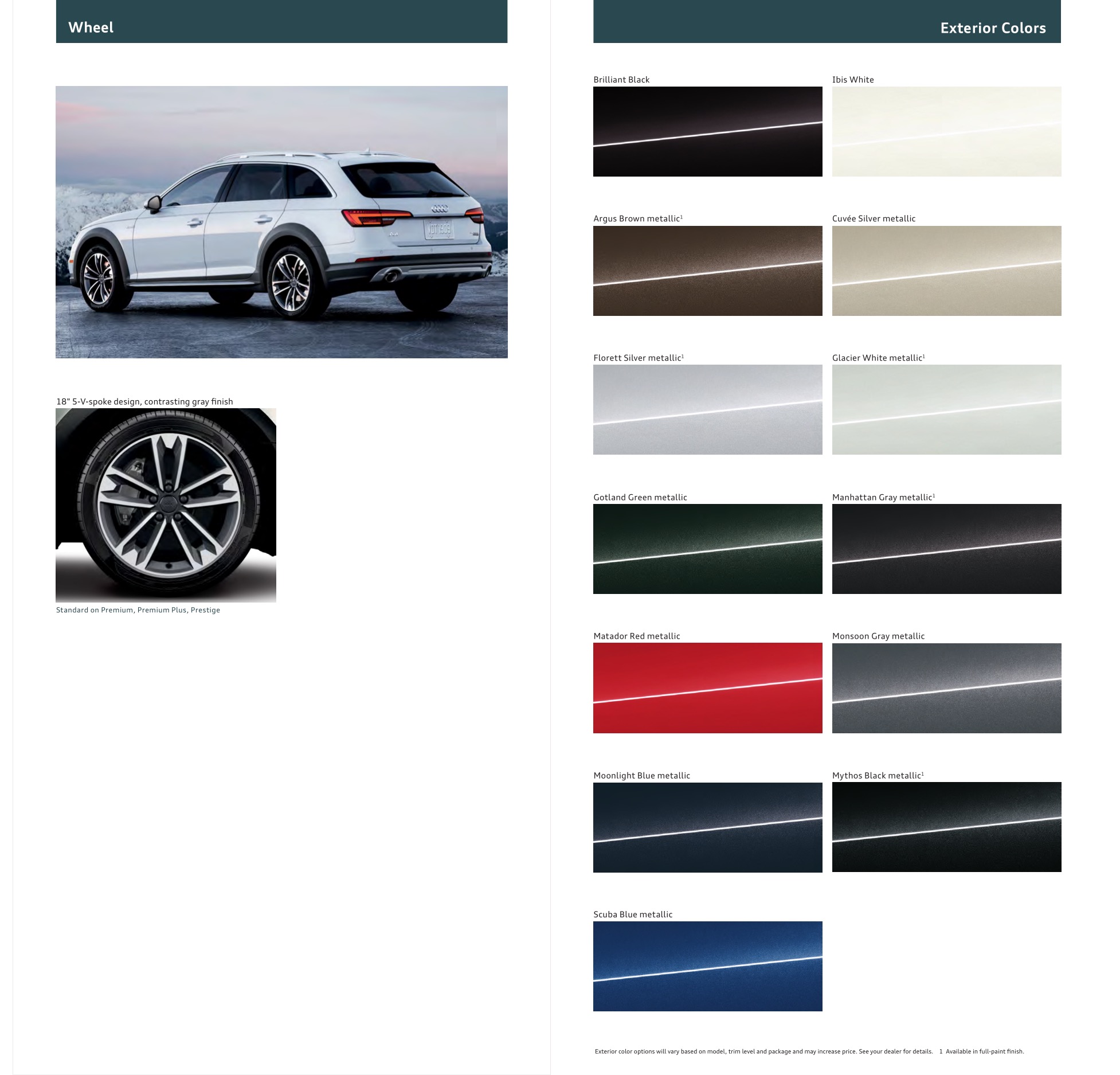 2017 Audi Allroad Brochure Page 4
